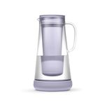 LifeStraw Home 7 Cup Glass Water Filter Pitcher w/ Silicone Base Wisteria Product Image