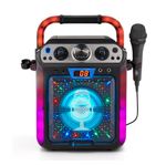 Groove Hype Portable Bluetooth Karaoke System Black Product Image