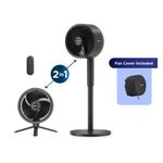 FlexBreeze Indoor & Outdoor Pedestal & Table Fan w/ Cover Product Image