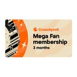 Crunchyroll - Mega Fan Membership 3 Month Gift Card [Digital] Product Image