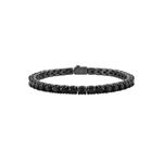 Classic 5mm Black Spinel Tennis Bracelet 8" Product Image