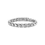 Bulova Link 10mm Silver-Tone Stainless Steel Bracelet 8.5" Product Image