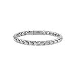 Bulova Link 6mm Silver-Tone Stainless Steel Bracelet 7.25" Product Image
