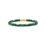 Classic Green Malachite Beaded Bracelet 8.5" Product Image