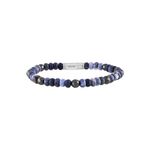 Classic Varying Blue Sodalite Beaded Bracelet 8.5" Product Image