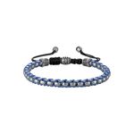 Icon Silver-Tone & Blue Cord Bolo Bracelet Product Image