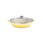 5qt Traditional Cast Iron Braiser w/ Glass Lid Soleil Product Image
