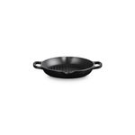 9.75" Signature Cast Iron Deep Round Grill Licorice Product Image