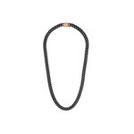 Latin GRAMMY Classic 10mm Stainless Steel Curb Chain Necklace - 24" Gunmetal Product Image