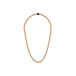 Latin GRAMMY Classic 6mm Stainless Steel Curb Chain Necklace - 22" Rose Gold-Tone Product Image