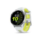 Forerunner 970 Advanced GPS Running Smartwatch Whitestone/Amp Yellow Product Image