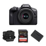 Canon EOS R100 Mirrorless Camera with 18-45mm Lens Product Image