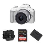 Canon EOS R50 Mirrorless Camera with 18-45mm Lens Product Image