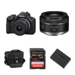 Canon EOS R50 Mirrorless Camera with 18-45mm & 50m Product Image