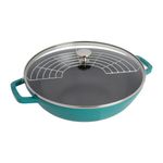 4.5qt Cast Iron Perfect Pan Turquoise Product Image