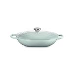3.75qt Signature Cast Iron Oval Casserole Sea Salt Product Image
