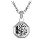 Marc Anthony Sterling Silver & Black Diamond Lion Pendant Necklace 24"-26" Product Image