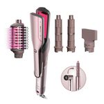 FlexFusion 5-in-1 Air Styler Straightener + Brush Set Blush Product Image