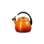 2.2qt Enamel on Steel Cloche Kettle w/ Gold Knob Persimmon Product Image