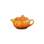 14oz Stoneware Pumpkin Gravy Boat w/ Lid Persimmon Product Image