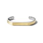 Classic Open Cuff Two-Tone Stainless Steel Bracelet - Medium Product Image