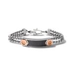 Latin GRAMMY Two-Tone Double Chain ID Bracelet - Medium Product Image