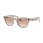 Ray-Ban Meta Skyler Smart Glasses Shiny Chalk Gray/Cinnamon Pink Gradient Cinnamon Pink Gradient Shiny Chalk Gray Product Image