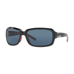 Costa Women's Isabela Sunglasses Black Coral/Gray 580P Gray 580P Black Coral Product Image
