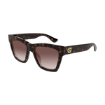 Gucci Women's GG1714S Sunglasses Havana/Brown Gradient Brown Gradient Havana Product Image
