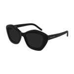 Saint Laurent Women's SL68 Sunglasses Black/Black Black Black Product Image