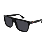 Gucci GG0748S Sunglasses Black/Grey Grey Black Product Image