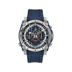 Bulova Men's Icon Chronograph Blue Strap Watch Product Image
