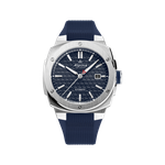 Alpina Men's Alpiner Extreme Automatic Blue Rubber Strap Watch Product Image