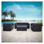 4pc Inflatable Furniture Set Flint Gray Product Image
