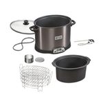 2-in-1 XL Indoor Smoker & 10qt Digital Slow Cooker Product Image