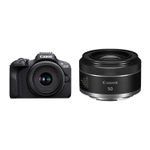 Canon EOS R100 Mirrorless Camera with 18-45mm and