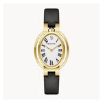 Ladies Rubaiyat "Ella" Apollo Theater Gold & Black Leather Strap White Dial Product Image