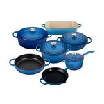 11pc Signature Cast Iron Cookware Set Marseille Product Image