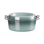 7.75qt Traditional Cast Iron Oval Doufeu Sea Salt Product Image