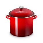 12qt Enamel on Steel Classic Stockpot w/ Lid Cerise Product Image