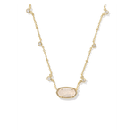 Kendra Scott Disney Gold Mickey Mouse Elisa Short Pendant Necklace in Iridescent Drusy Product Image
