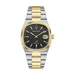 Mens Super Seville HPQ Precisionist Two-Tone Stainless Steel Watch Black Dial Product Image