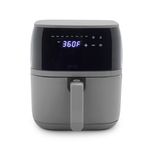 5.3qt Digital One Touch Air Fryer Gray Product Image