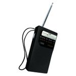 Coby Pocket-Size Radio (Black) Product Image
