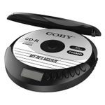 Coby CD Player/MP3/FM/BlueTooth -Rechangeable (Bla Product Image