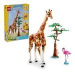 LEGO - Creator 3 in 1 Wild Safari Animals Set, Giraffe, Gazelles or Lion Toy 31150 Product Image