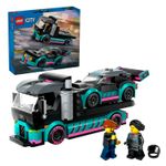 LEGO - City Race Car and Car Carrier Truck Building Toy 60406 Product Image