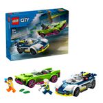 LEGO - City Police Car and Muscle Car Chase Pretend Play Toy 60415 Product Image