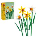 LEGO - Daffodils Celebration Gift, Yellow and White Daffodil Room Decor 40747 Product Image