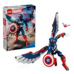 LEGO - Marvel New Captain America Construction Figure Super Hero Toy with Minifigures 76296 Product Image